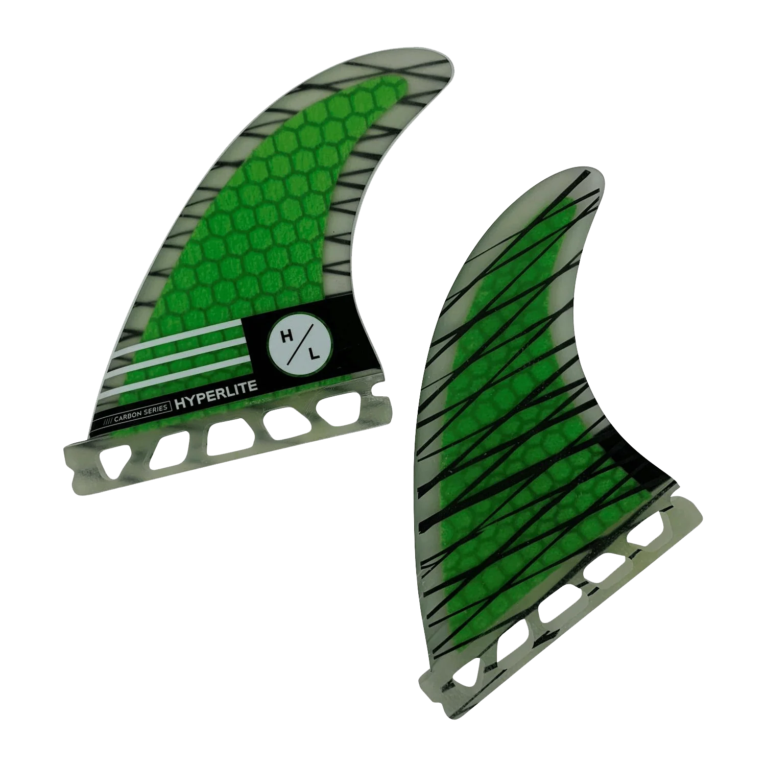 Hyperlite 4.5 Riot Carbon Surf Fin Set 2023
