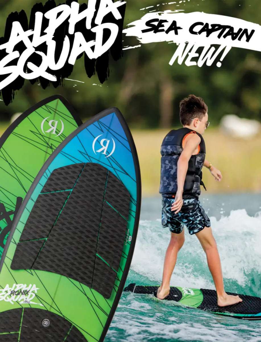 Ronix Junior's Alpha Squad Sea Captain Wakesurf Board 2024 - Image 2