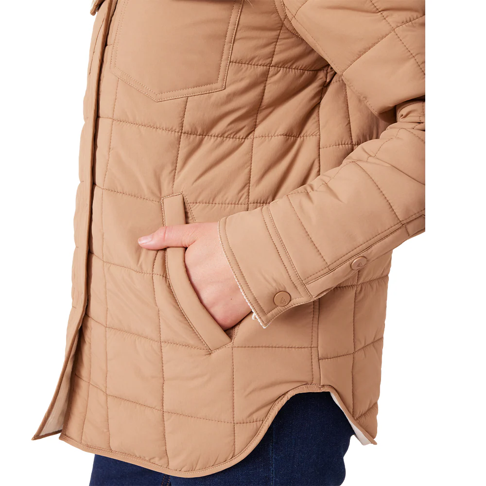 Roxy Women's Alpine Quilted Shacket 2026 - Image 3