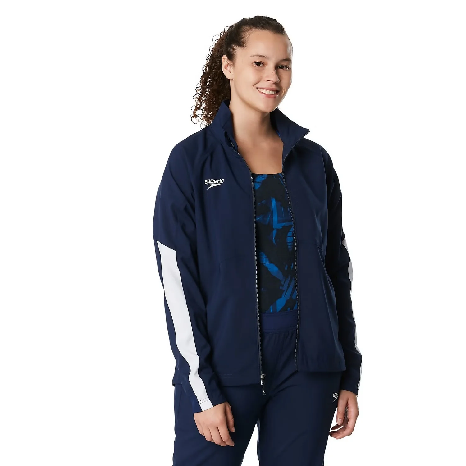 Speedo Women's Edge Warm Up Jacket - Image 3