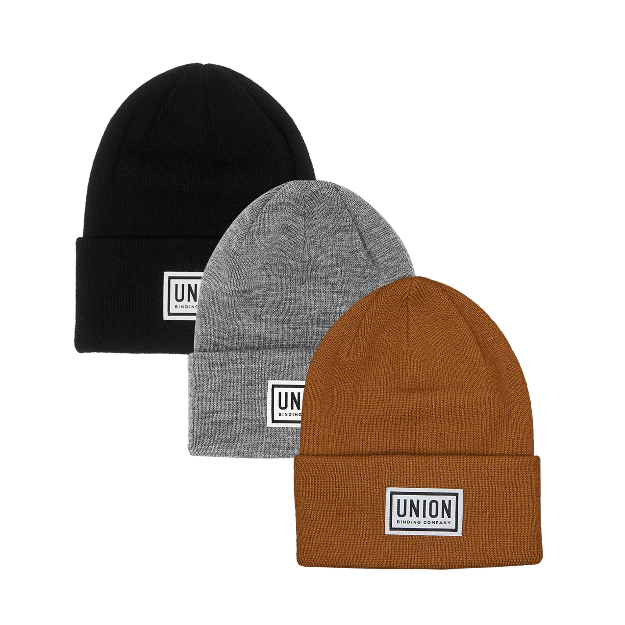 Union High Cuff Beanie 3 Pack 2025