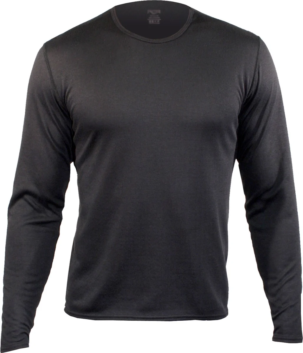 Hot Chillys Men's Pepper Bi-Ply 2-Layer Crewneck Top Baselayer