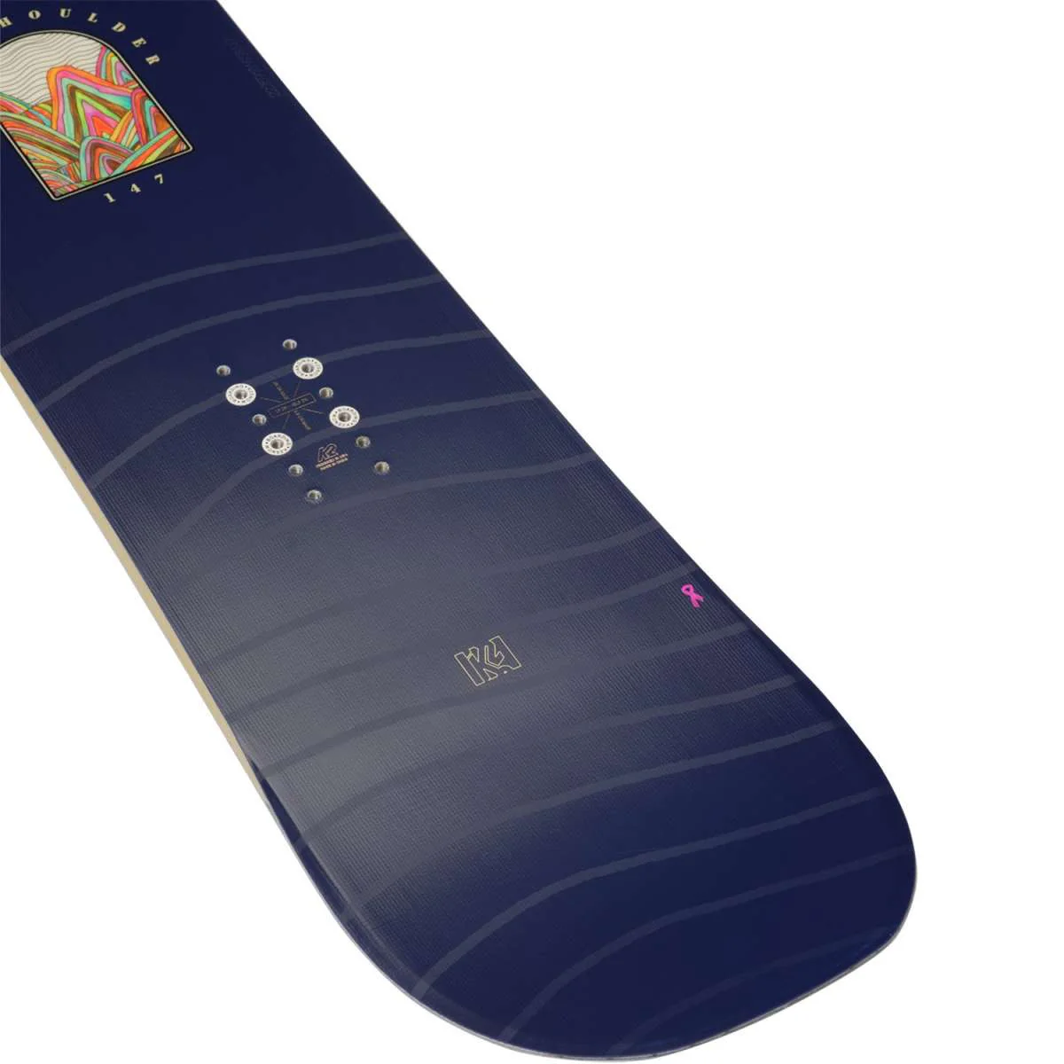 K2 Women's Cold Shoulder Snowboard 2024 - Image 3