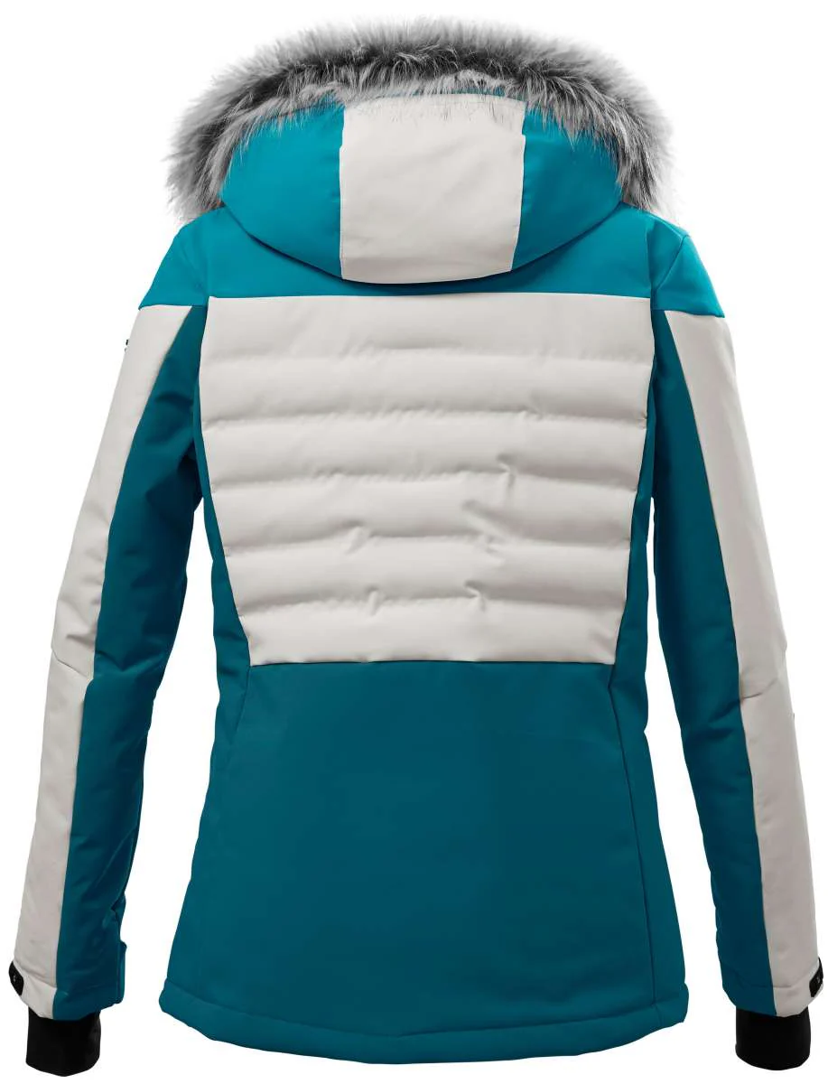 Killtec Ladies KSW254 Insulated Faux Fur Hood Jacket 2022-2023 - Image 2