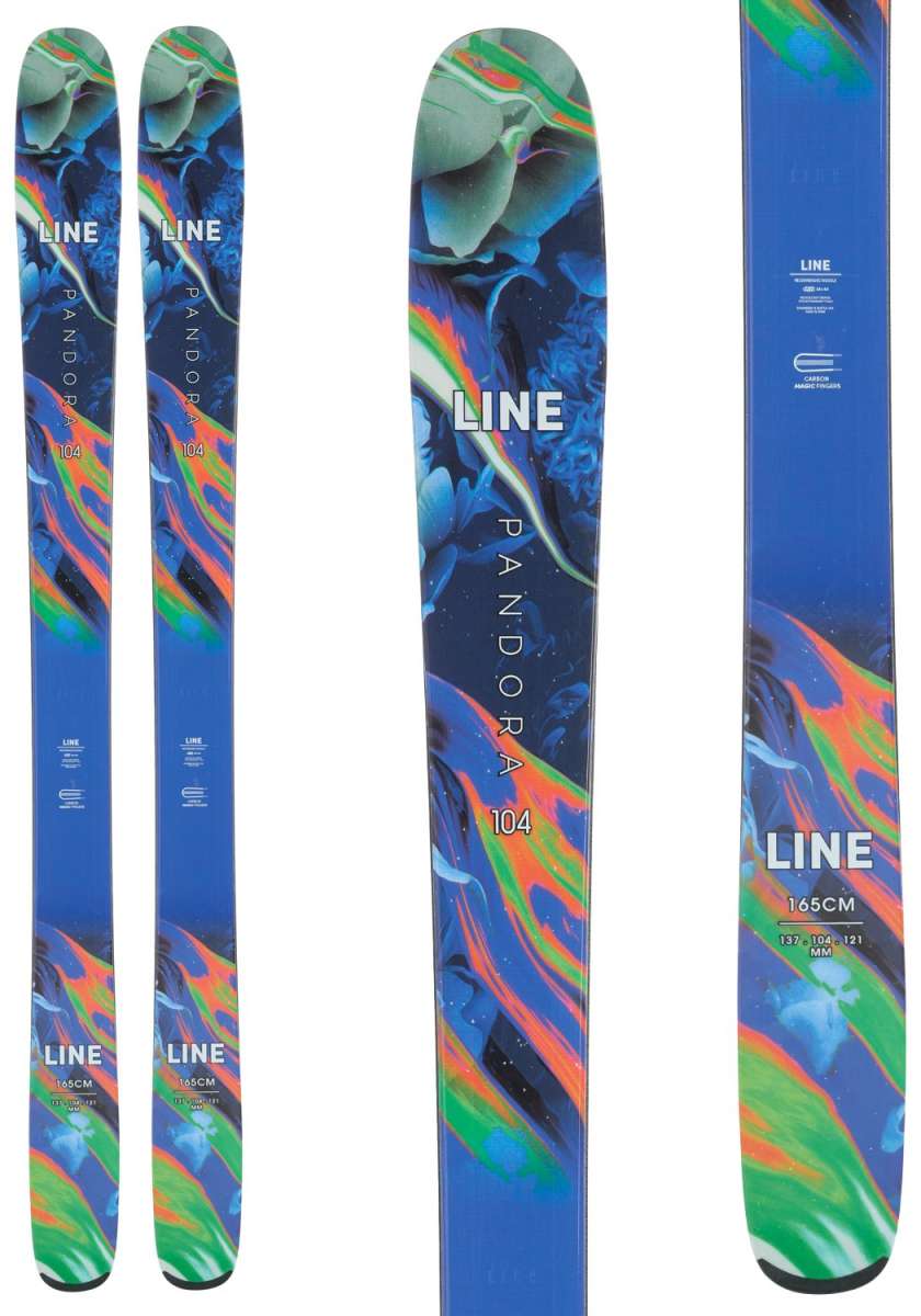 Line Women's Pandora 104 Skis 2024