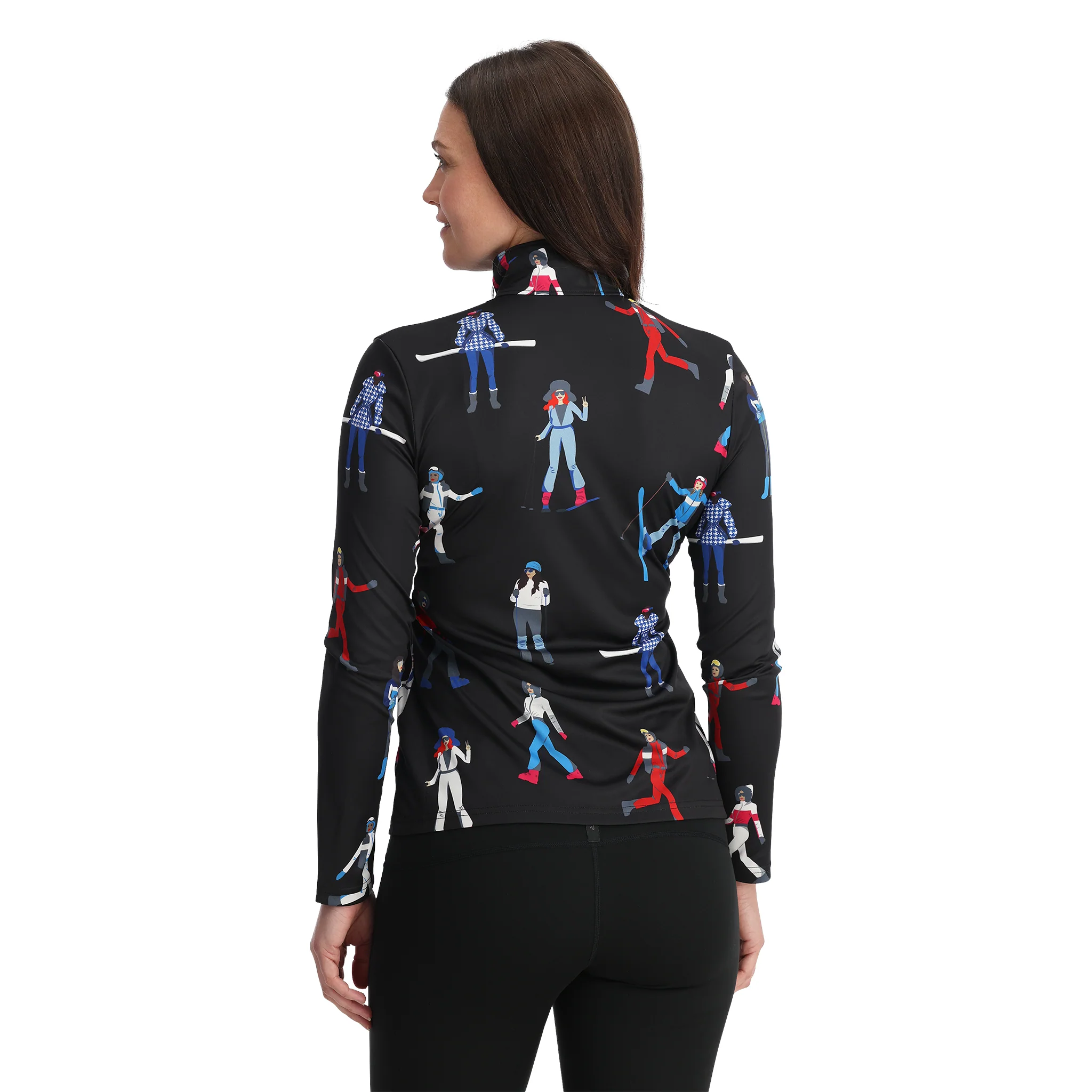 Spyder Women's March 1/2 Zip T-Neck 2025 - Image 4