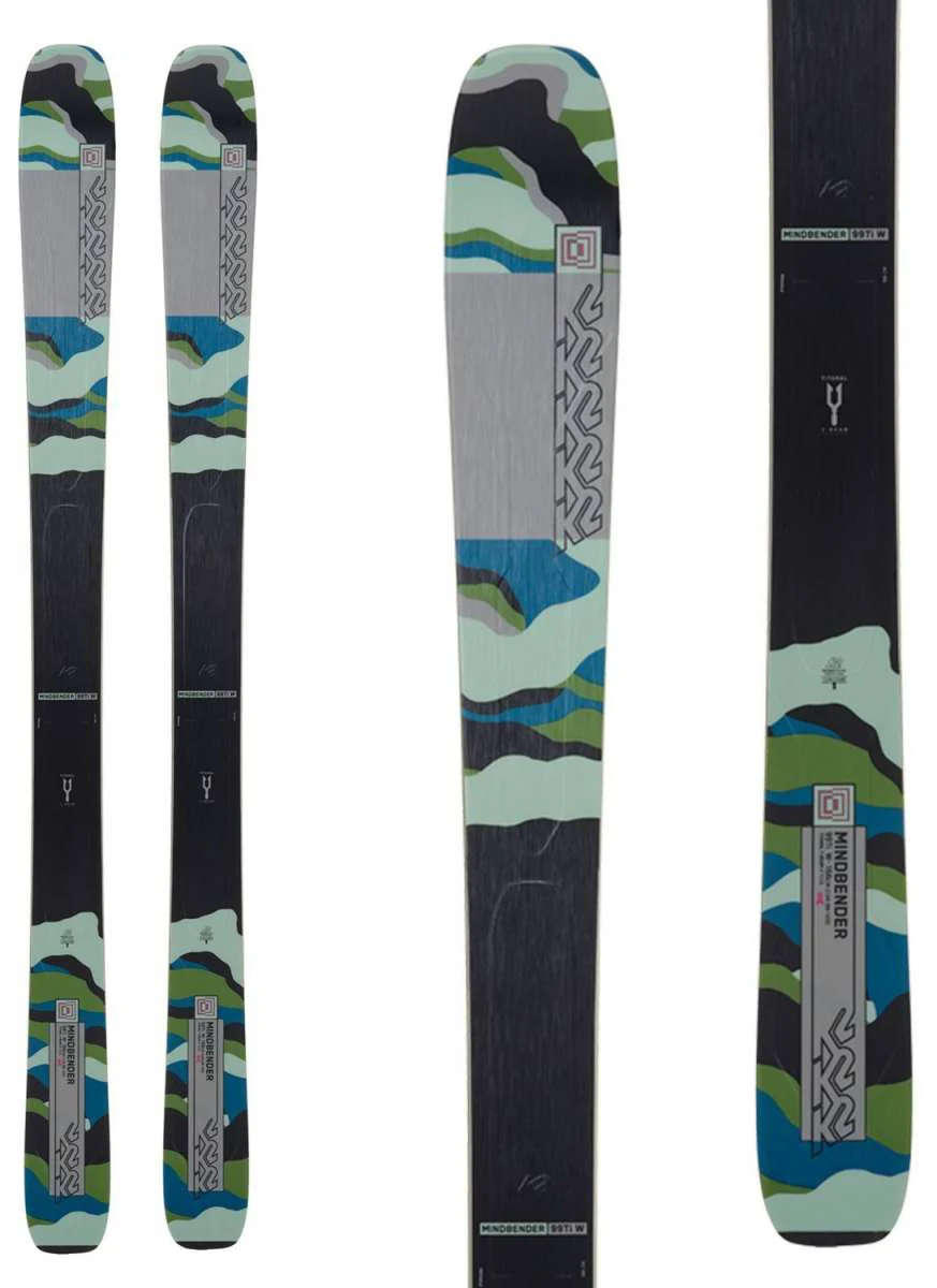 K2 Women's Mindbender 99Ti Wide Skis 2024