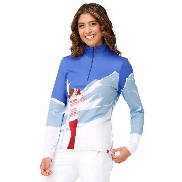 Krimson Klover Mountain View 1/4 Zip Base Layer Top 2025 - Image 2