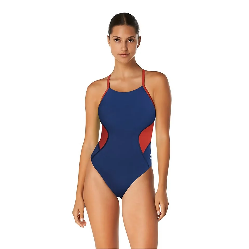 Speedo Spark Splice Crossback One Piece Swimsuit - Image 8