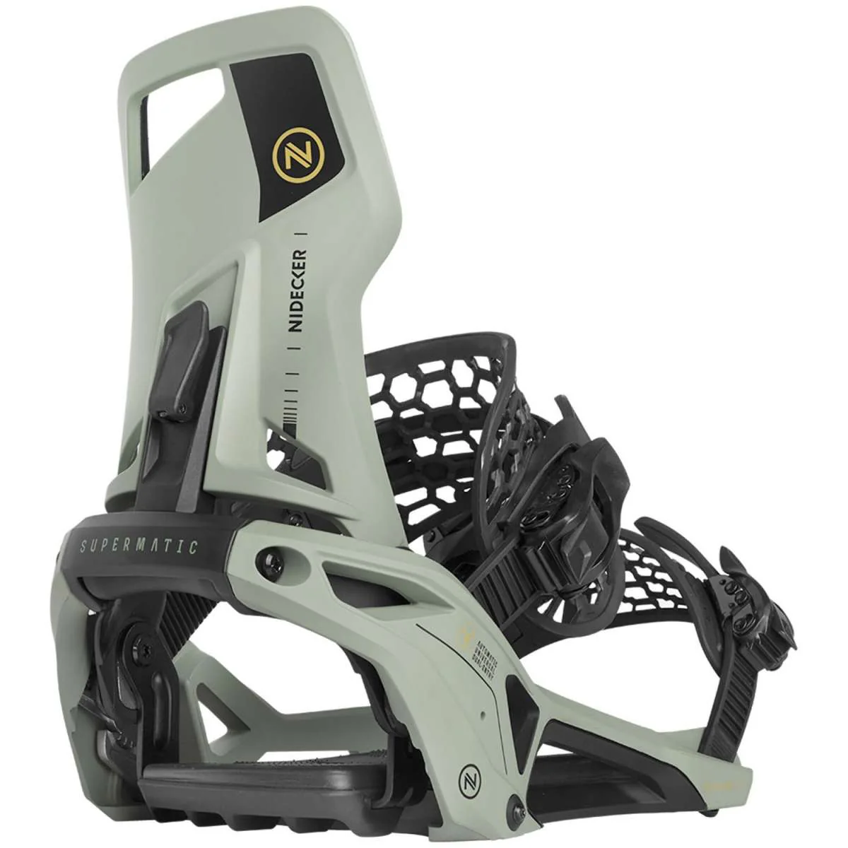 Nidecker Supermatic Step In Snowboard Bindings 2024 - Image 3