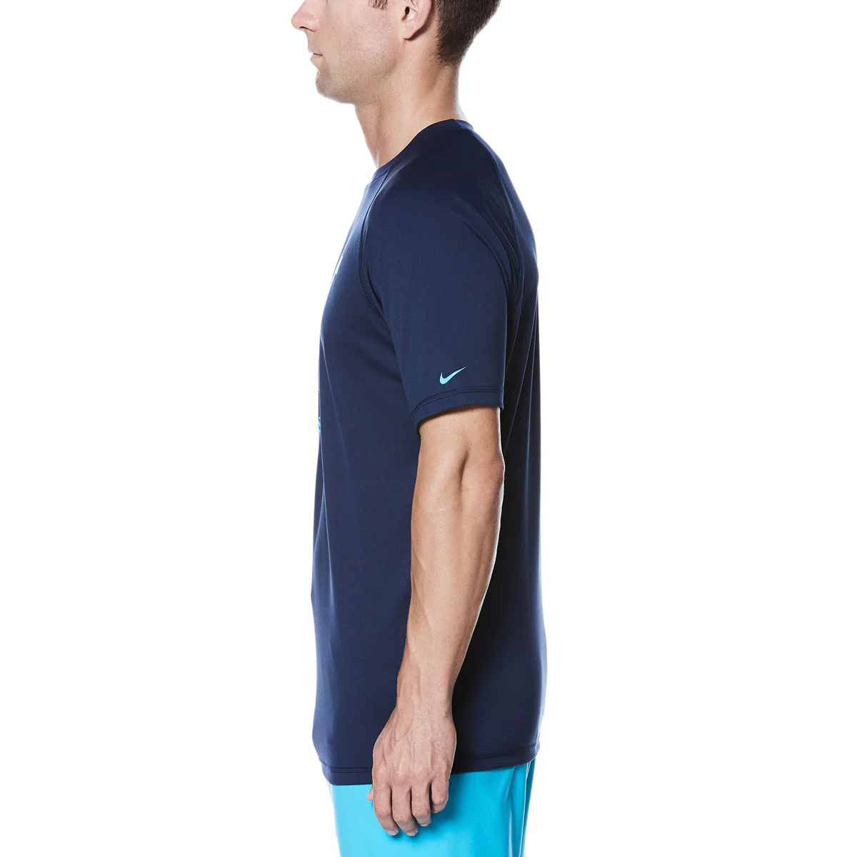 Nike Men's Just Do It Fade Hydro UV Short Sleeve Rashguard Shirt - Image 3
