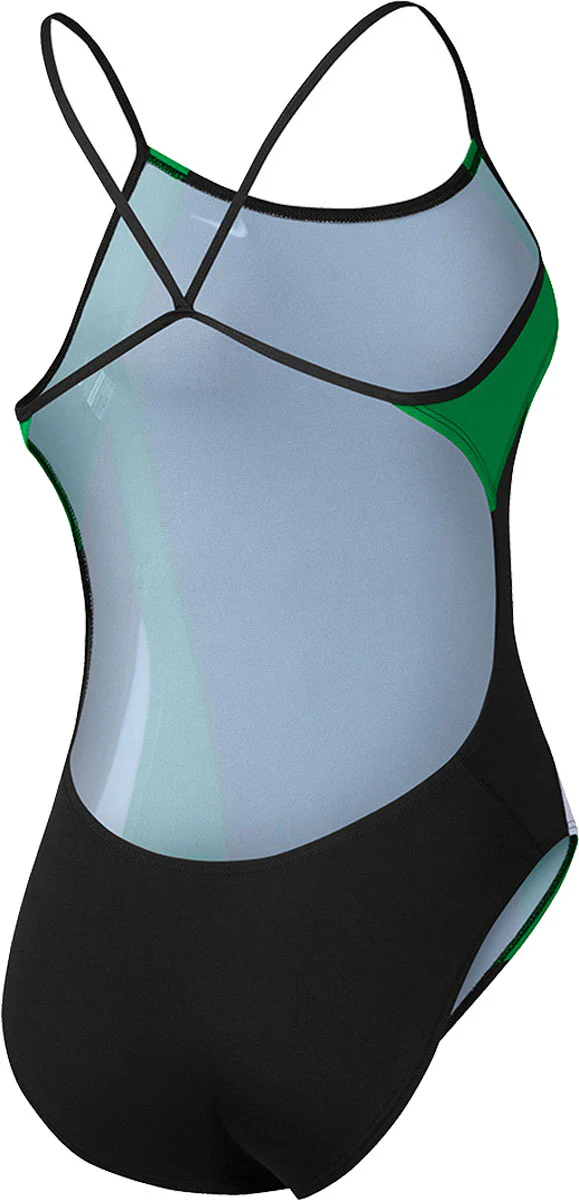 Nike Swim Ladies' Poly Color Surge Cut-Out Tank One-Piece Swimsuit - Image 6