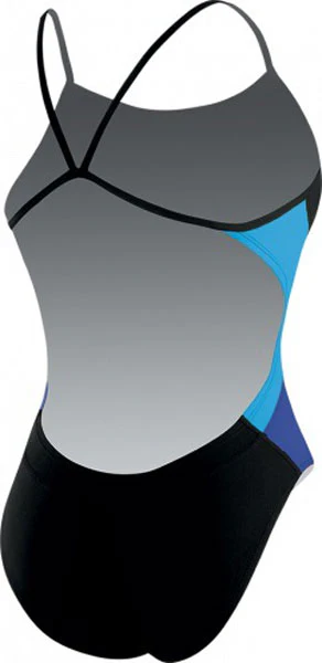 Nike Swim Ladies' Poly Team Splice Cut-Out Tank Swimsuit - Image 4