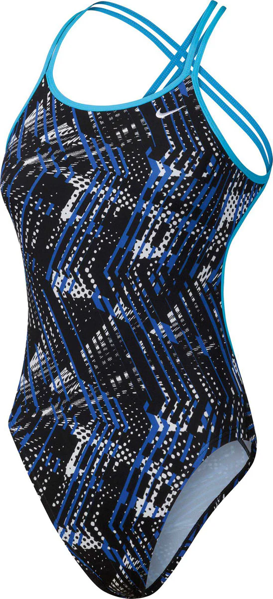 Nike Swim Women's Shark Spider Back Tank One-Piece Swimsuit - Image 3