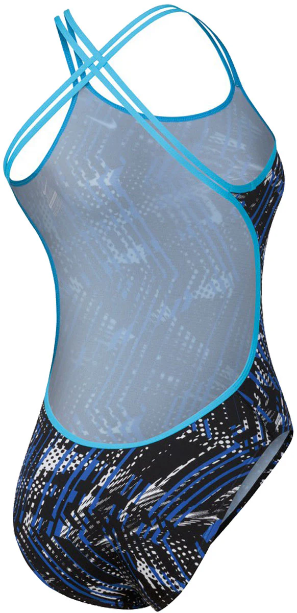 Nike Swim Women's Shark Spider Back Tank One-Piece Swimsuit - Image 4