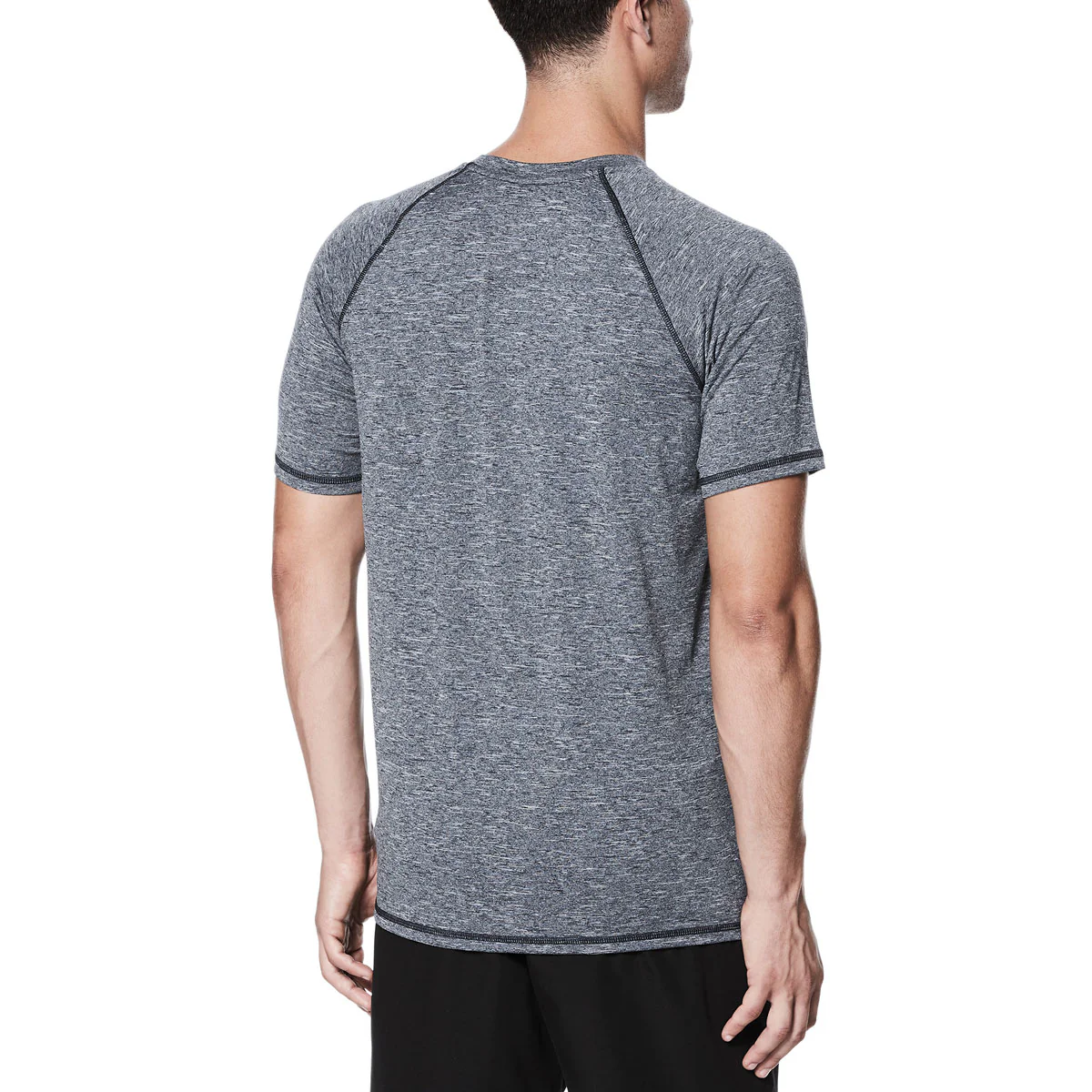 Nike Swim Men's Hydroguard Heather Short Sleeve T-Shirt - Image 3