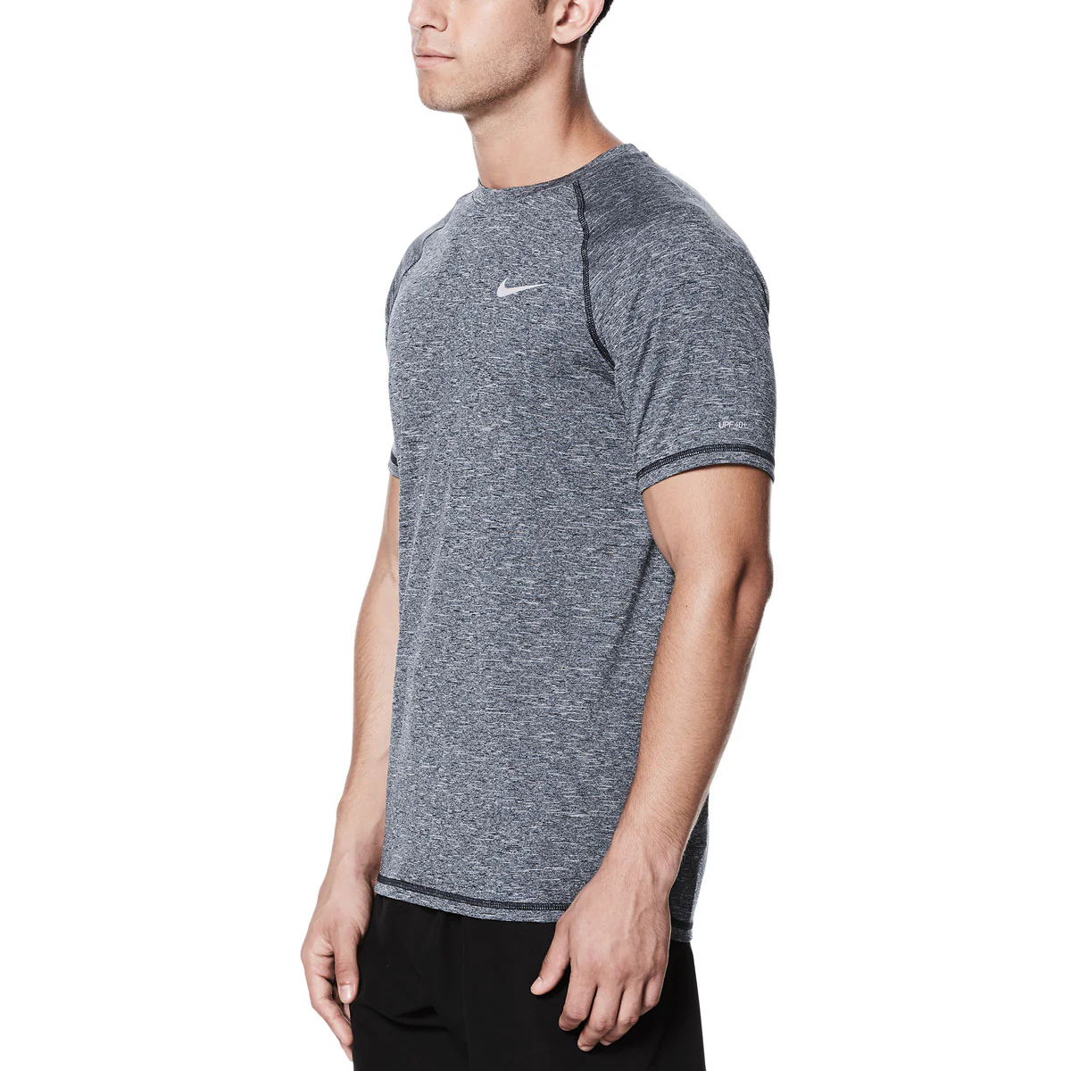 Nike Swim Men's Hydroguard Heather Short Sleeve T-Shirt - Image 4