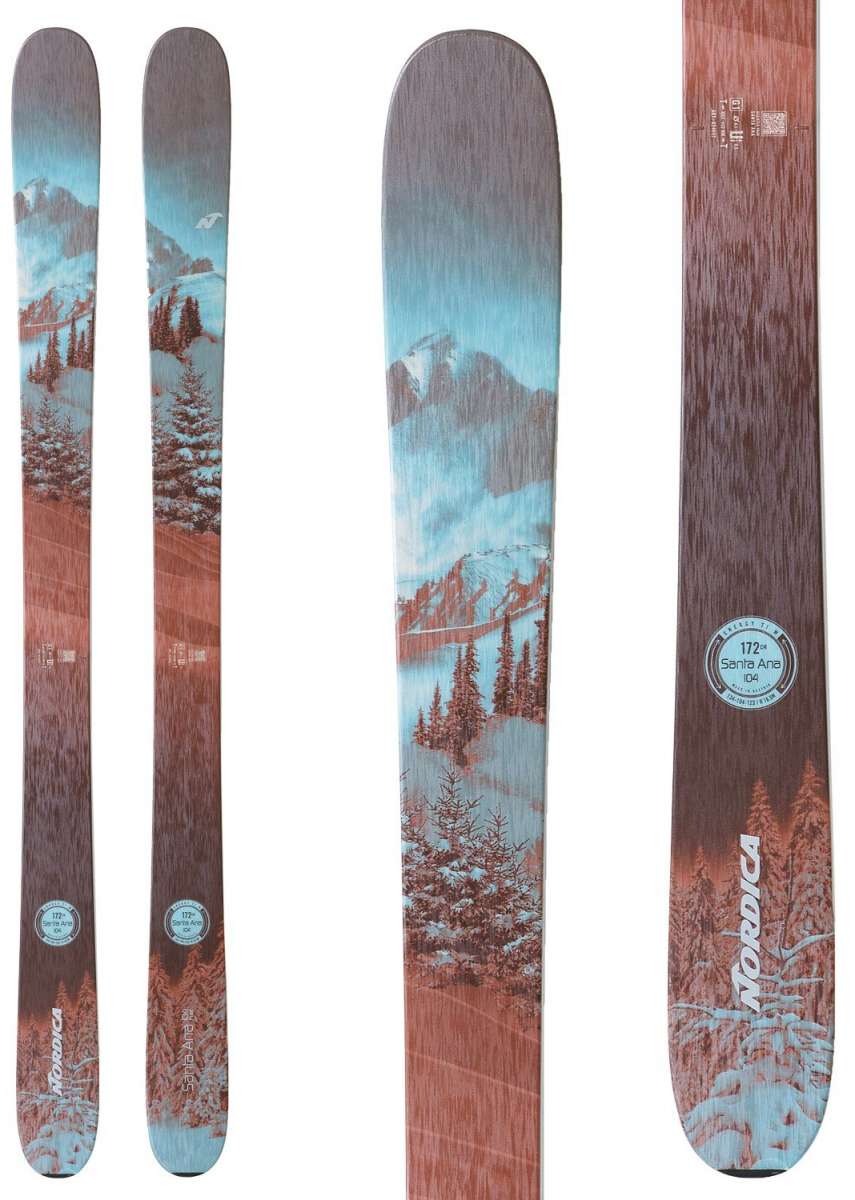 Nordica Ladies Santa Ana 104 Free Skis 2024