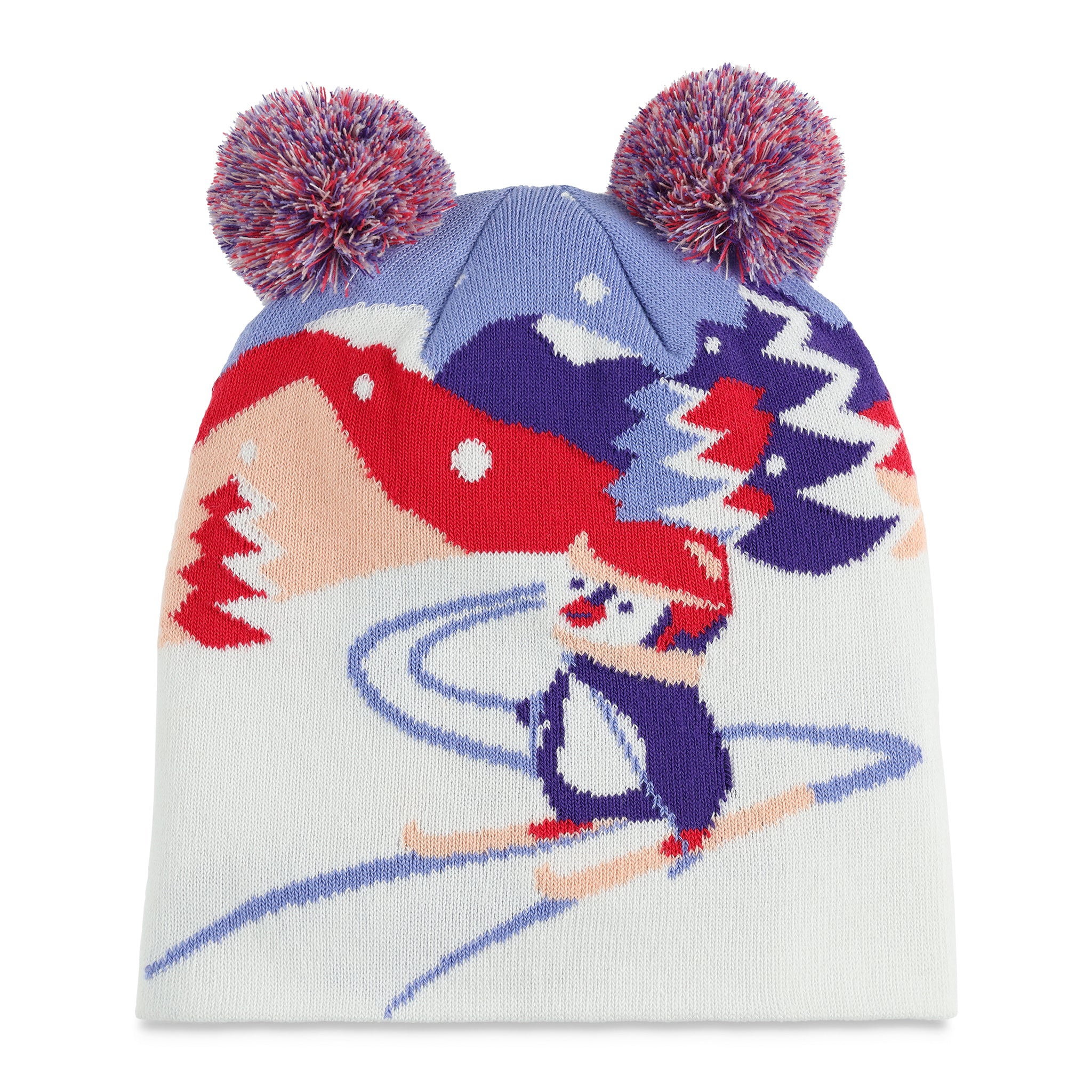 Spyder Girls' Penguin Double Pom Hat 2025 - Image 3