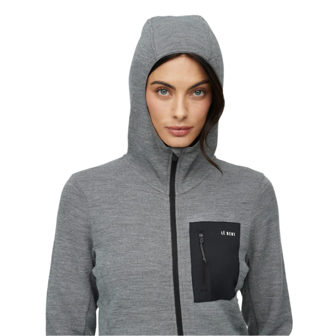 Le Bent Women's Sentinel Waffle Knit Hoody 2025 - Image 3