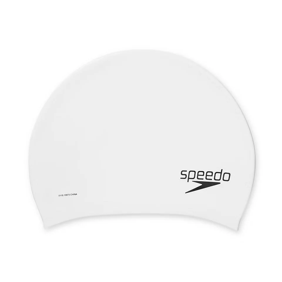 Speedo Silicone Long Hair Swim Cap - Image 3