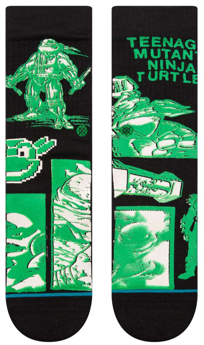 Stance Kids Teenage Mutant Turtles Crew Sock 2024 - Image 2