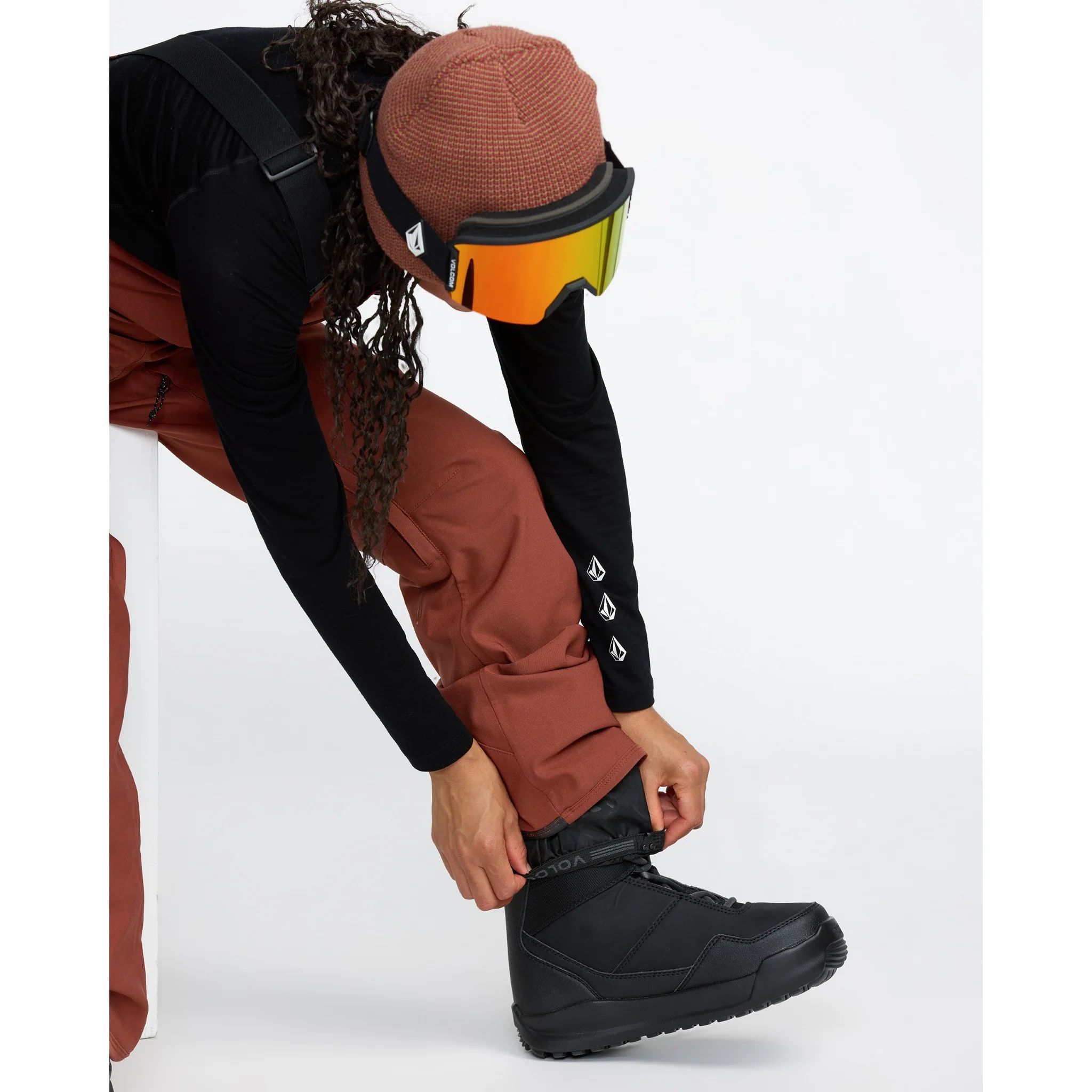 Volcom Women's Swift Bib Overalls 2026 - Image 8