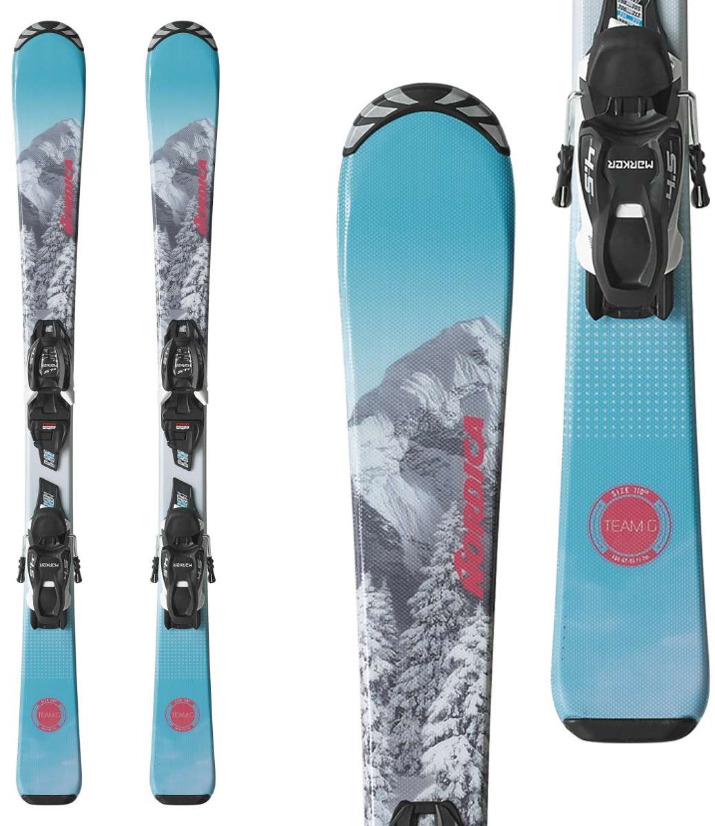 Nordica Junior's Team G Skis with 4.5 FDT Bindings 2024