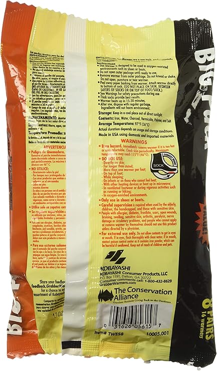 Grabber Toe Warmers 8-Pack - Image 2