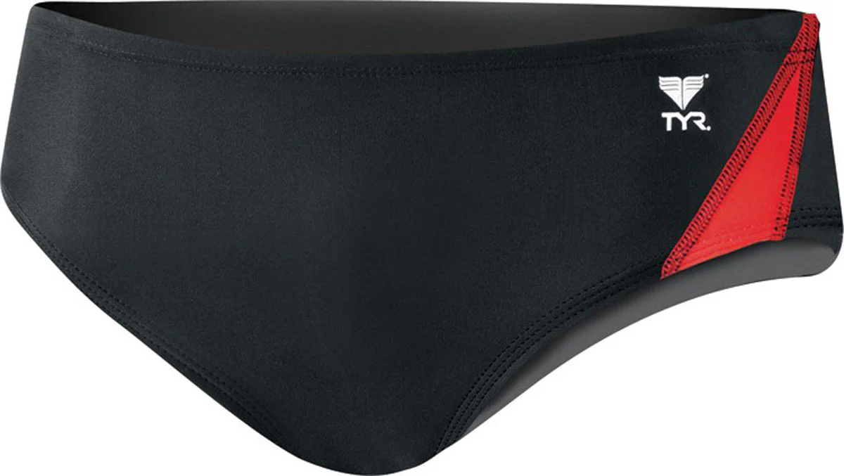 TYR Juniors' Alliance Splice Racer Brief Swimsuit - Image 4