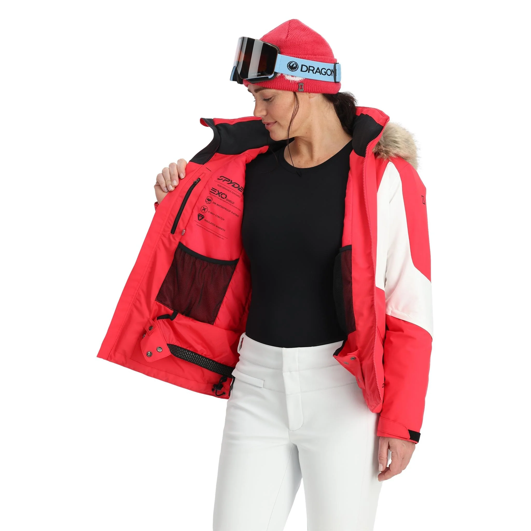 Spyder Women's Vida Insulated Faux Fur Jacket 2025 - Image 7