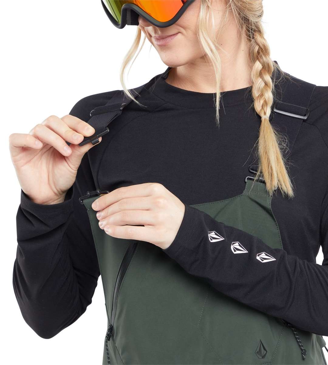 Volcom Women's Elm Stretch GORE-TEX Bib Pant 2024 - Image 42