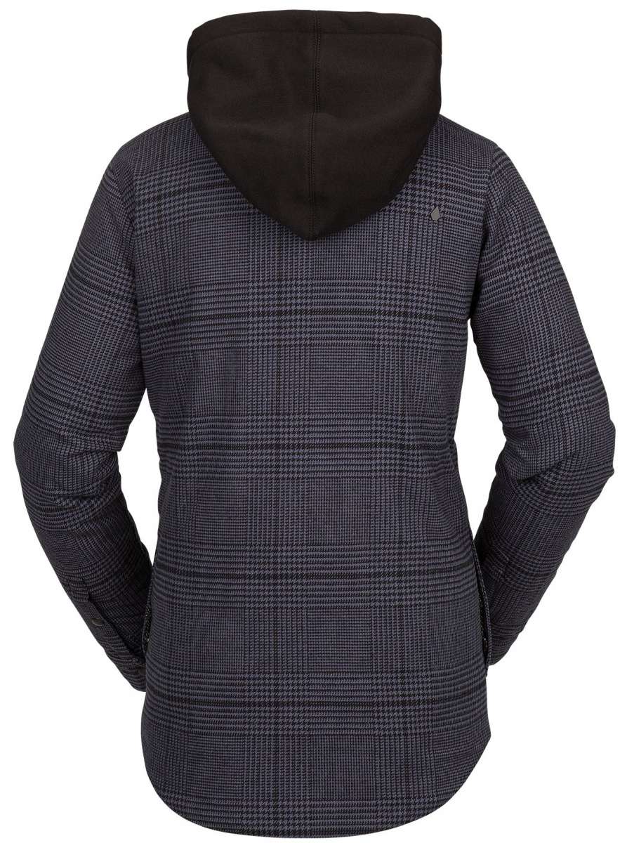 Volcom Women's Hooded Flannel Jacket 2023 - Image 4
