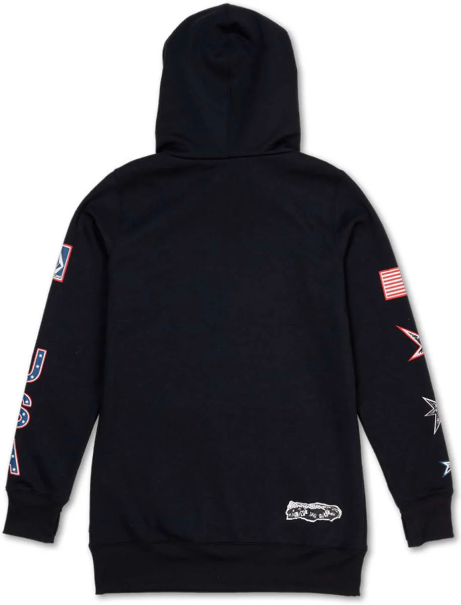Volcom Women's USA Polartec Ridin Hoodie 2022 - Image 2
