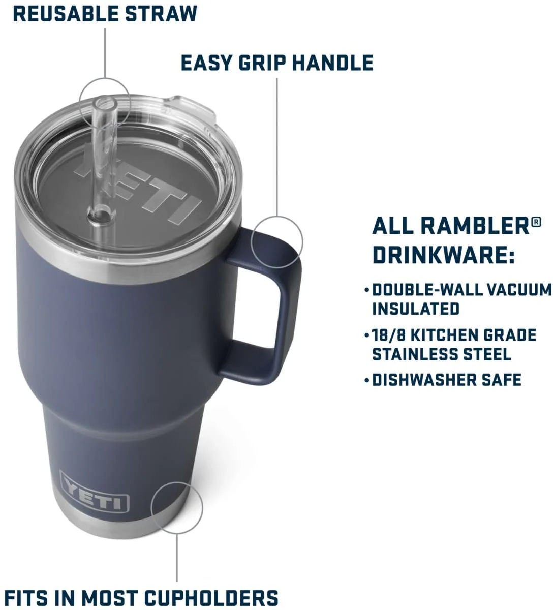 Yeti Rambler 35 oz. Straw Mug - Image 6